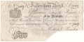 English Provincial Banks 5 Pounds, 22. 8.1883